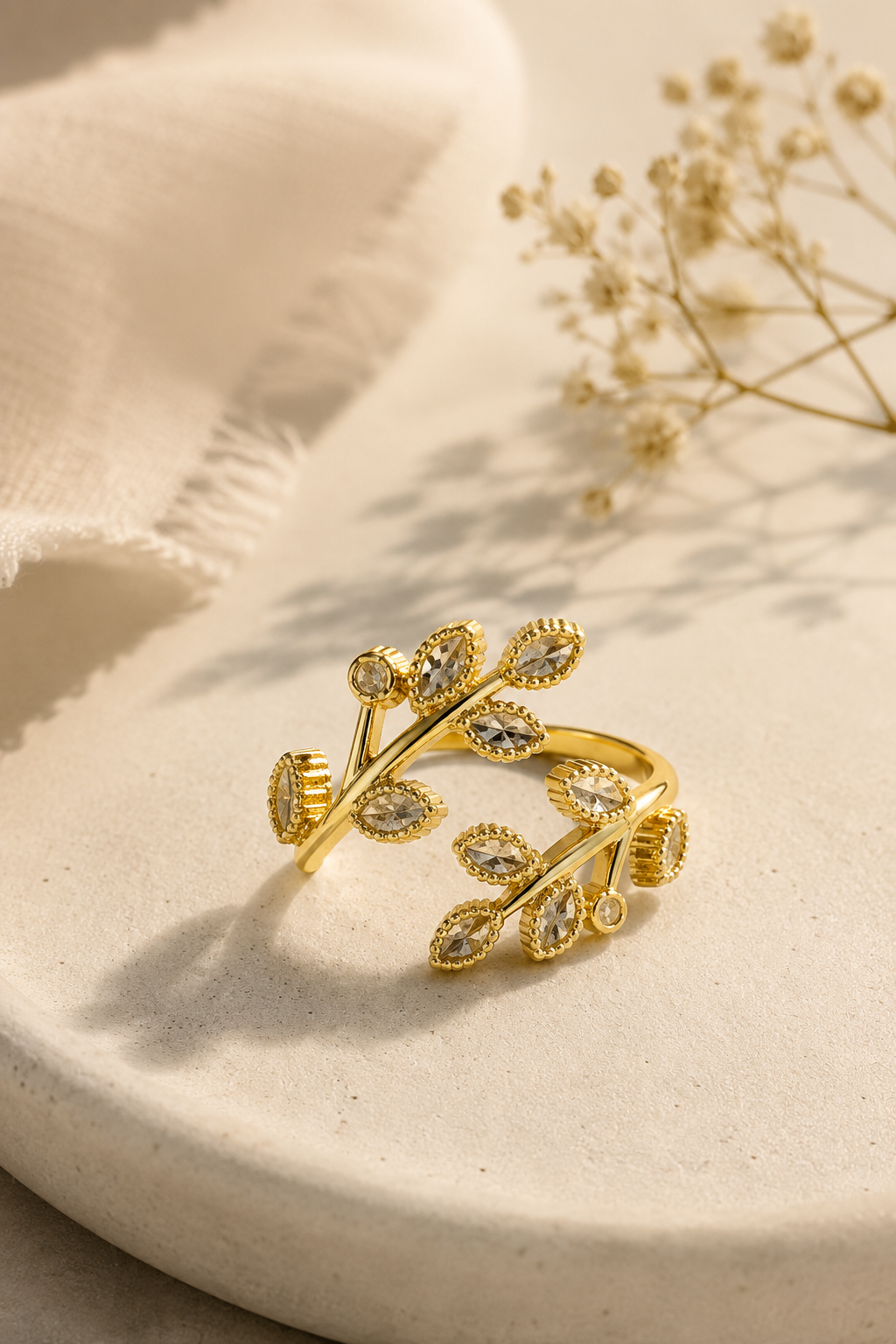 Leaf Wrap Ring