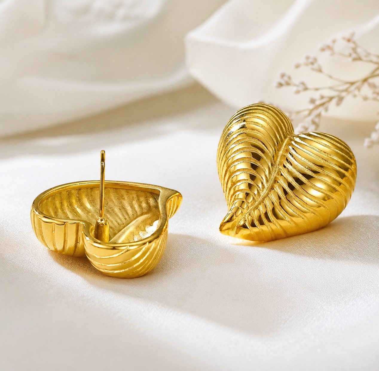 Heartleaf Statement Earrings