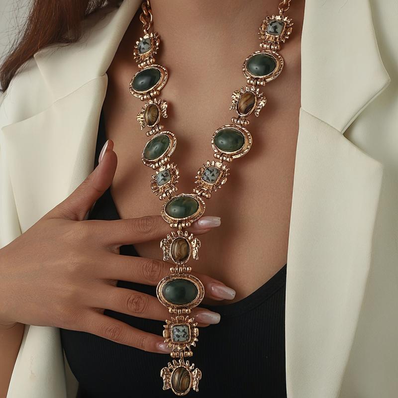 Bohemian Vintage Style Long Y Necklace