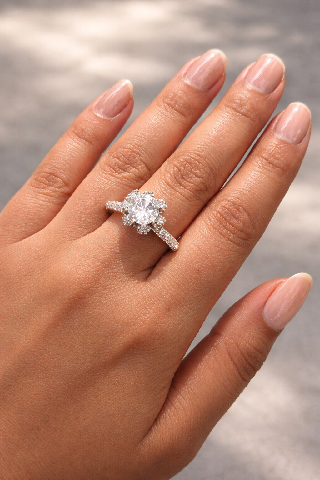 Snow Petal Ring
