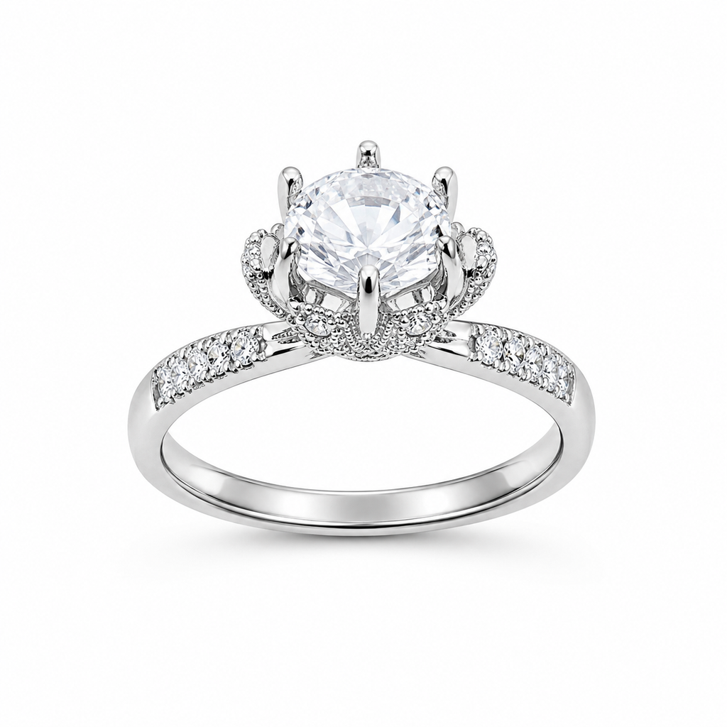 Snow Petal Ring