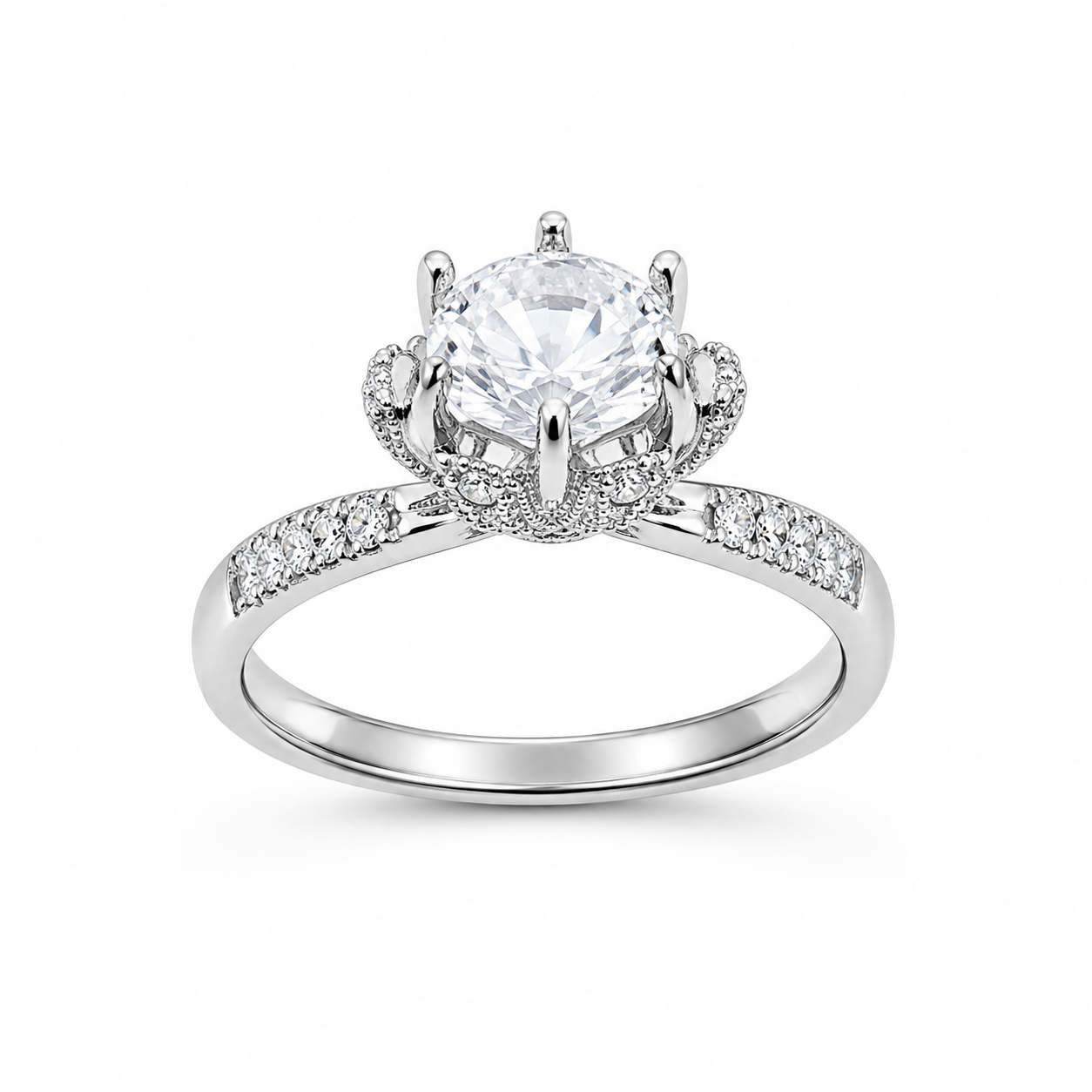 Snow Petal Ring