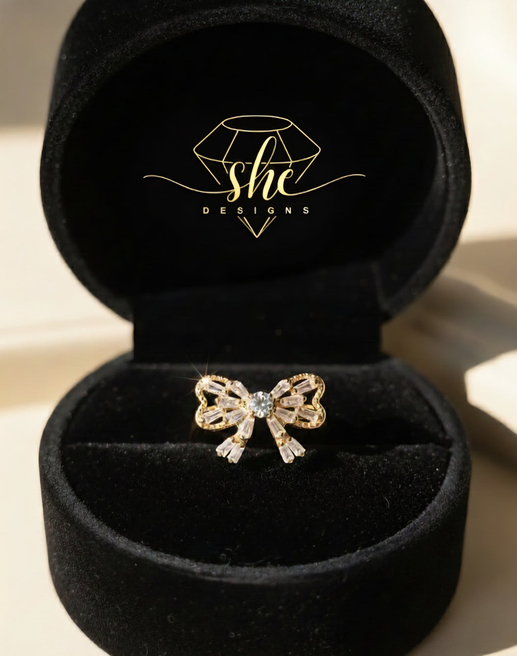 Elegant Bow Ring