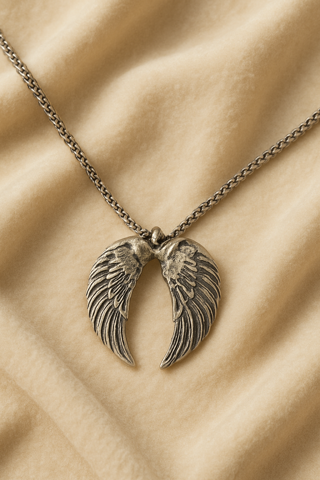 Angel Wing Tianium Steel Pendant