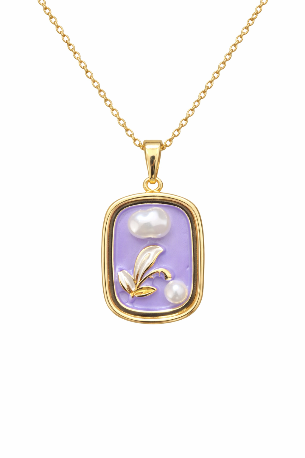 Violet Pearl Pendant