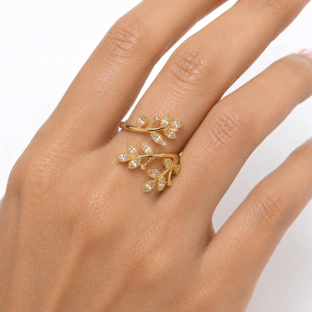 Leaf Wrap Ring
