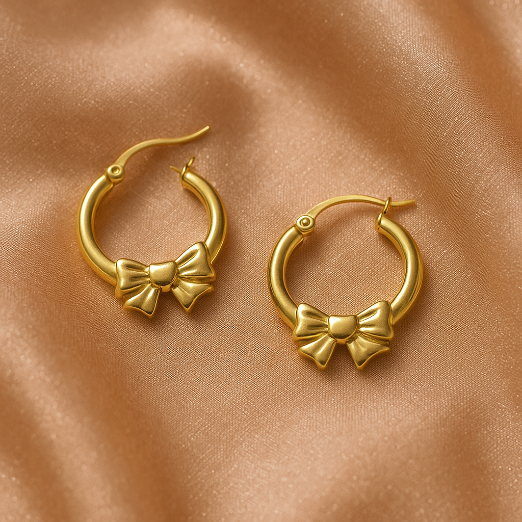 Aurelia Bow Hoops
