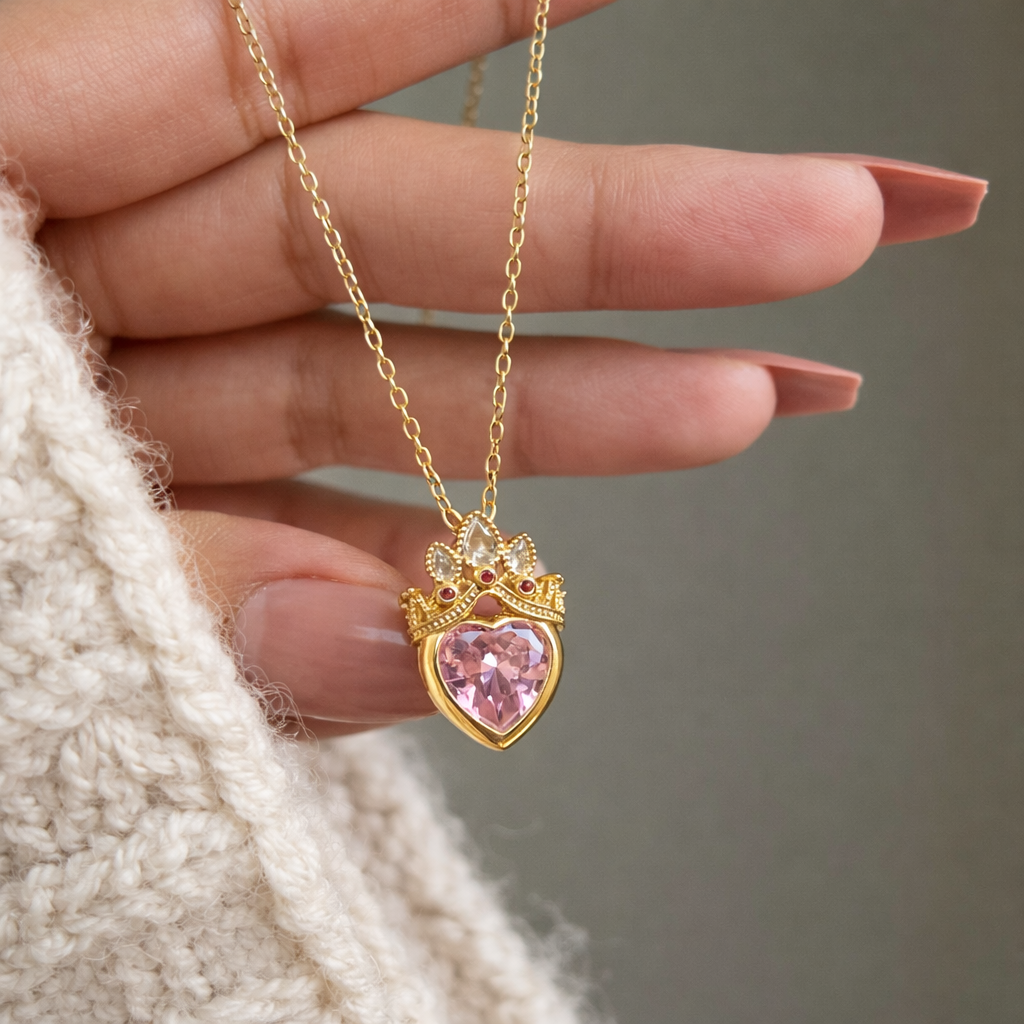 Rapunzel Inspired Heart Pendant