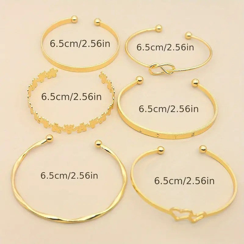 Charm Bracelet Set of 6