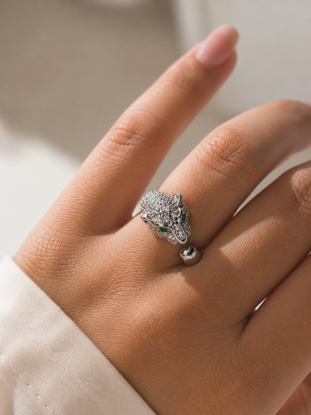 Panther Adjustable Ring