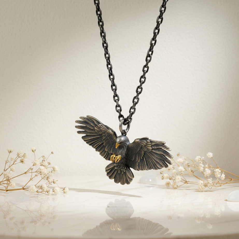 Stainless Steel Eagle Pendant