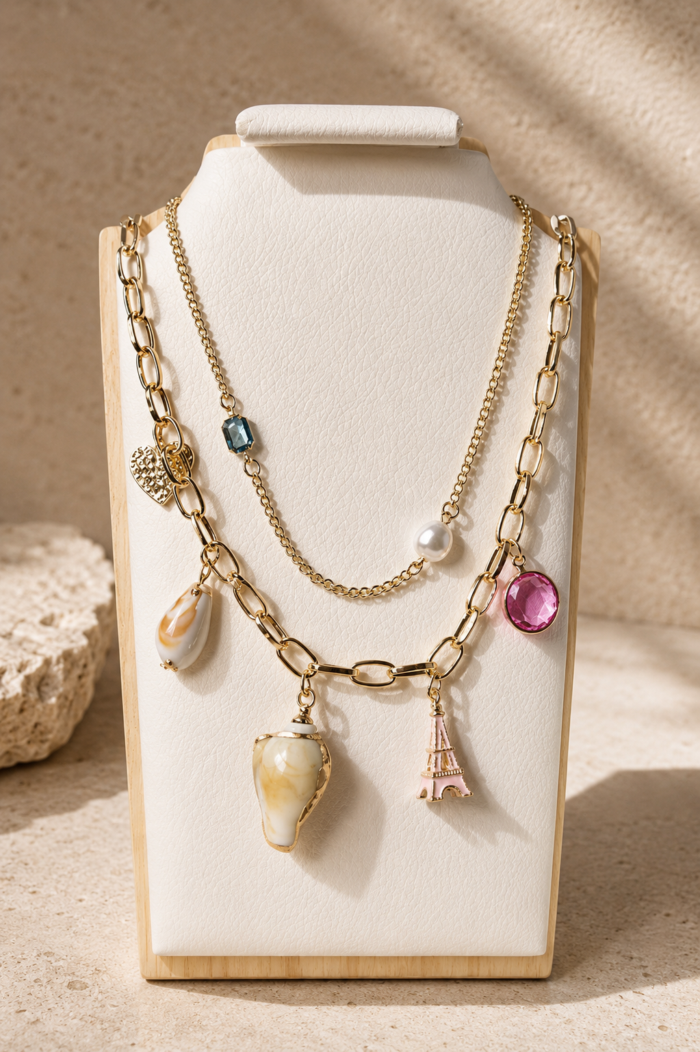Monaco Charm Layer Necklace