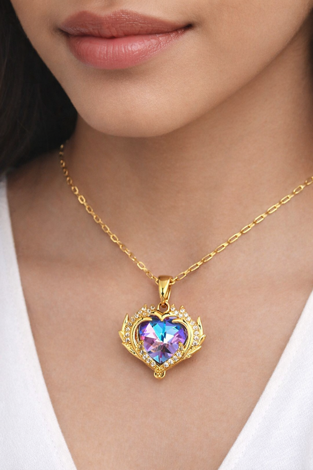 Prism Heart Necklace