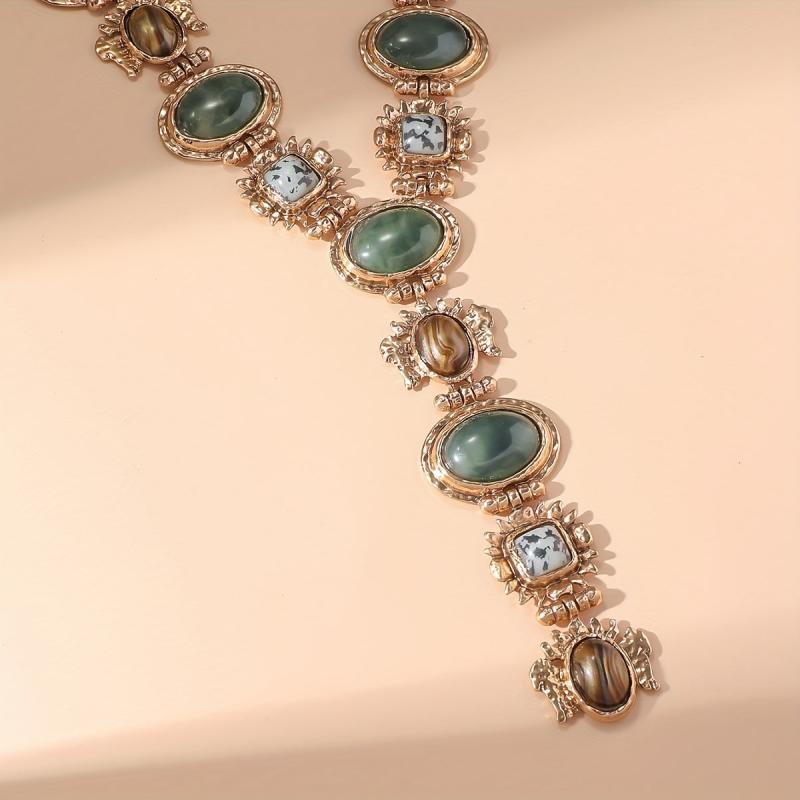 Bohemian Vintage Style Long Y Necklace