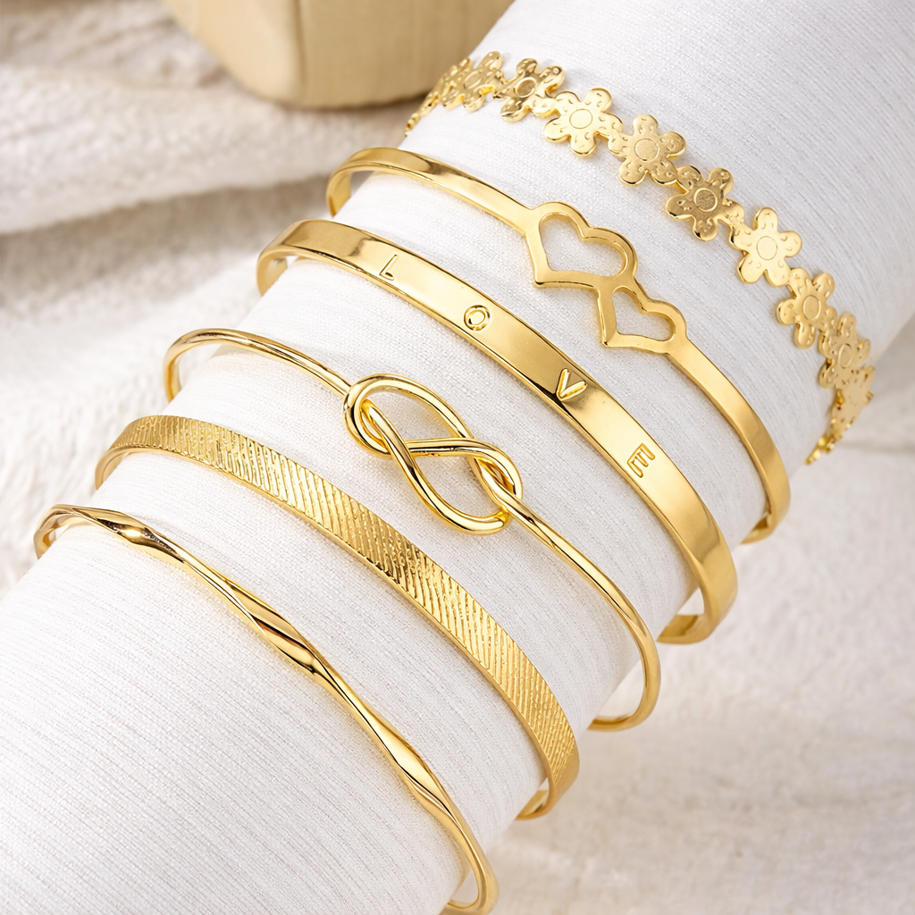 Charm Bracelet Set of 6