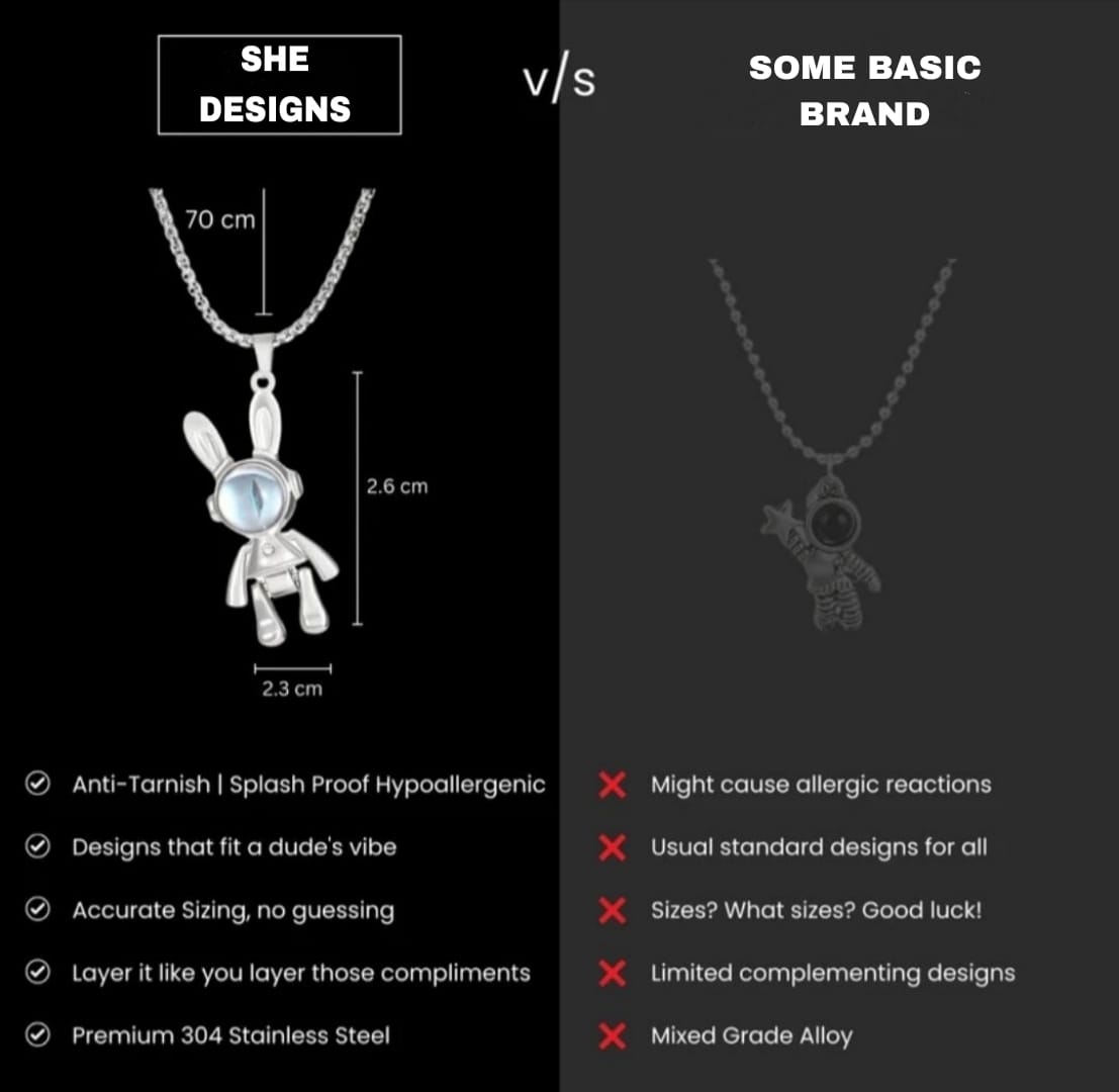 Space Bunny Pendant