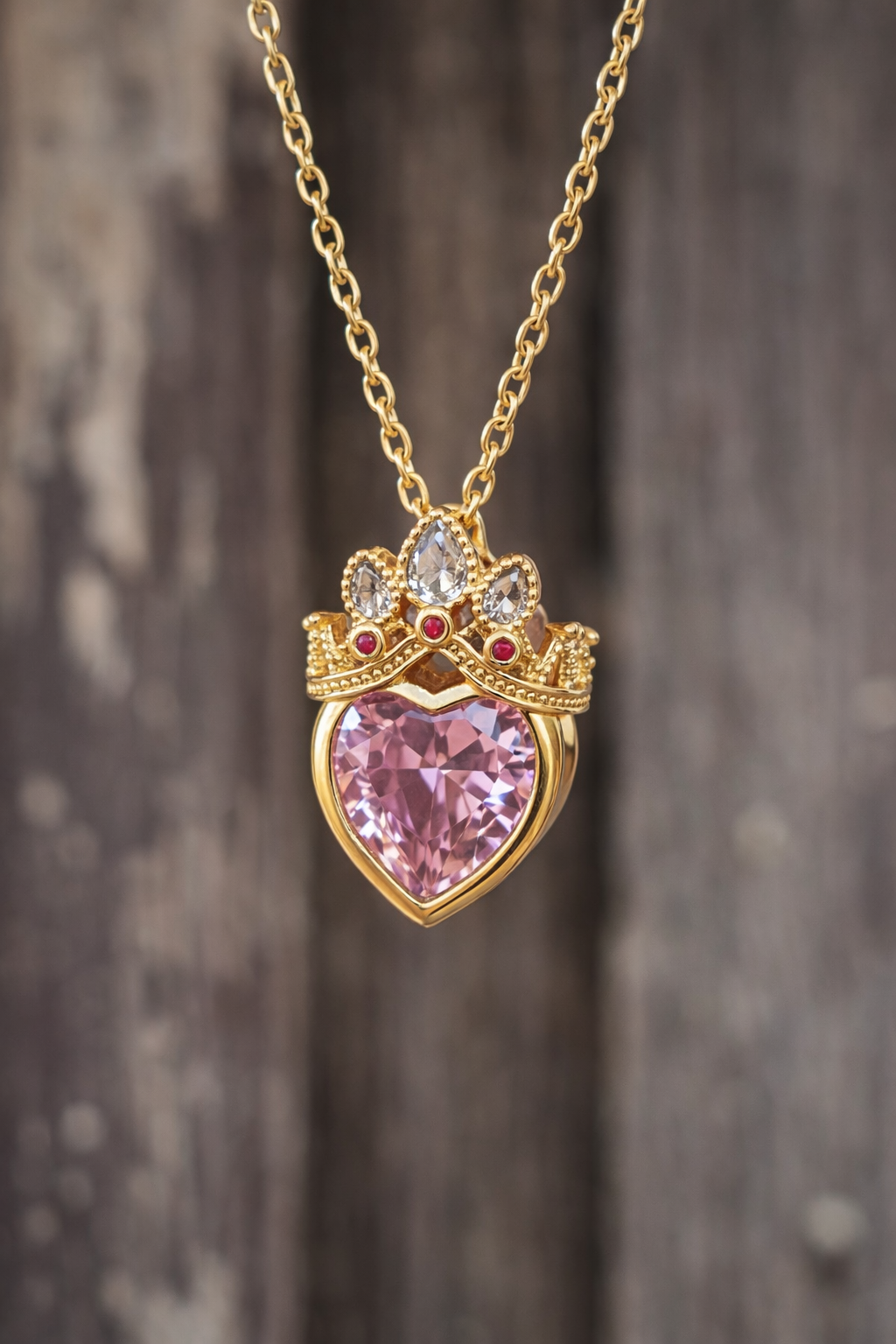 Rapunzel Inspired Heart Pendant