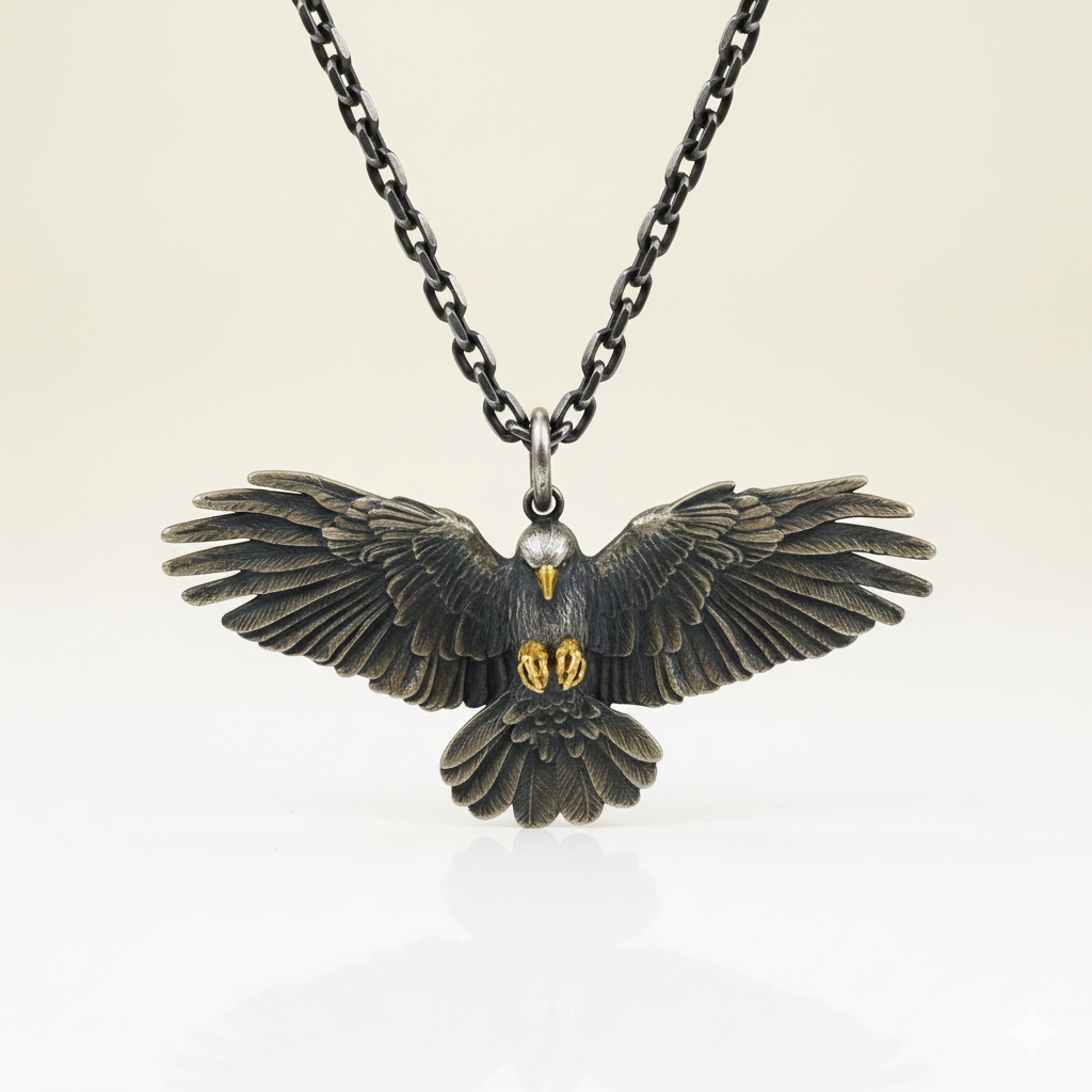 Stainless Steel Eagle Pendant