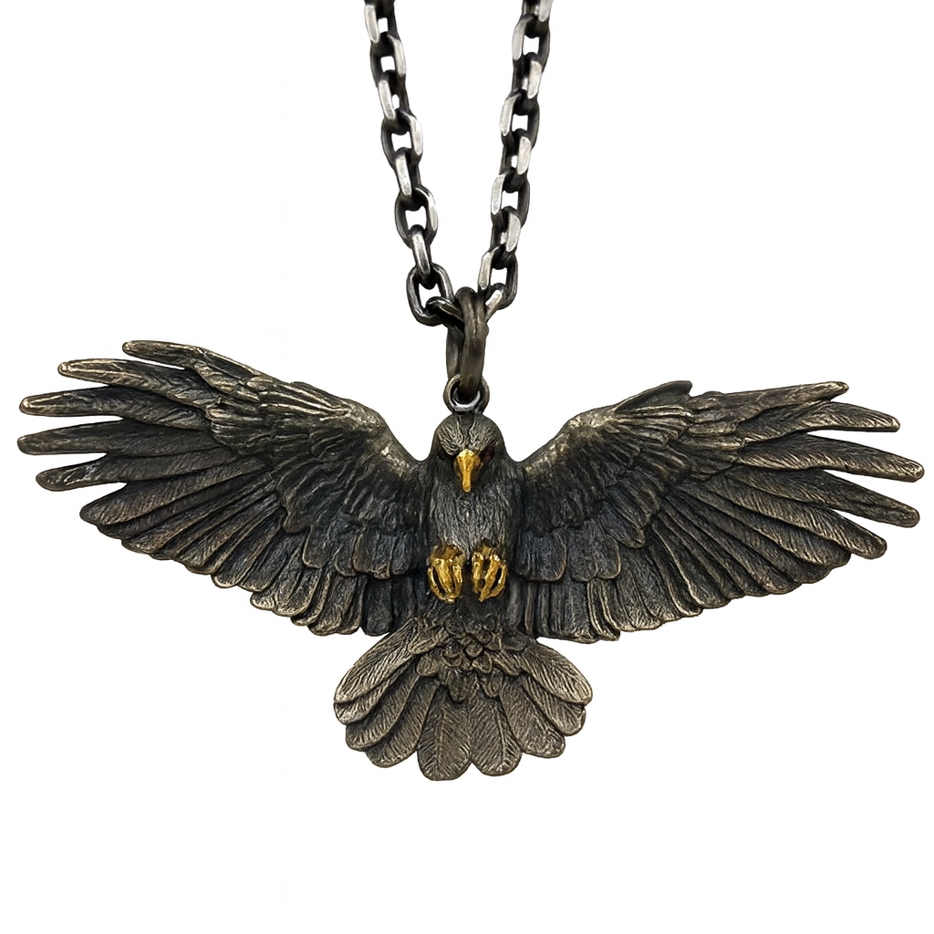 Stainless Steel Eagle Pendant