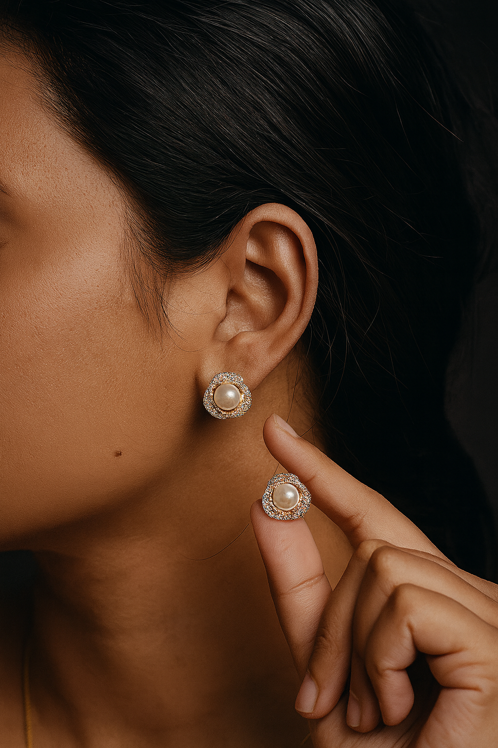Pearl Whisper Studs