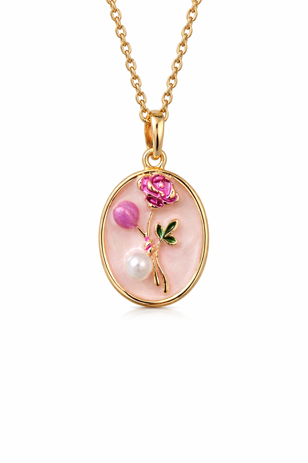 Rose Pearl Pendant
