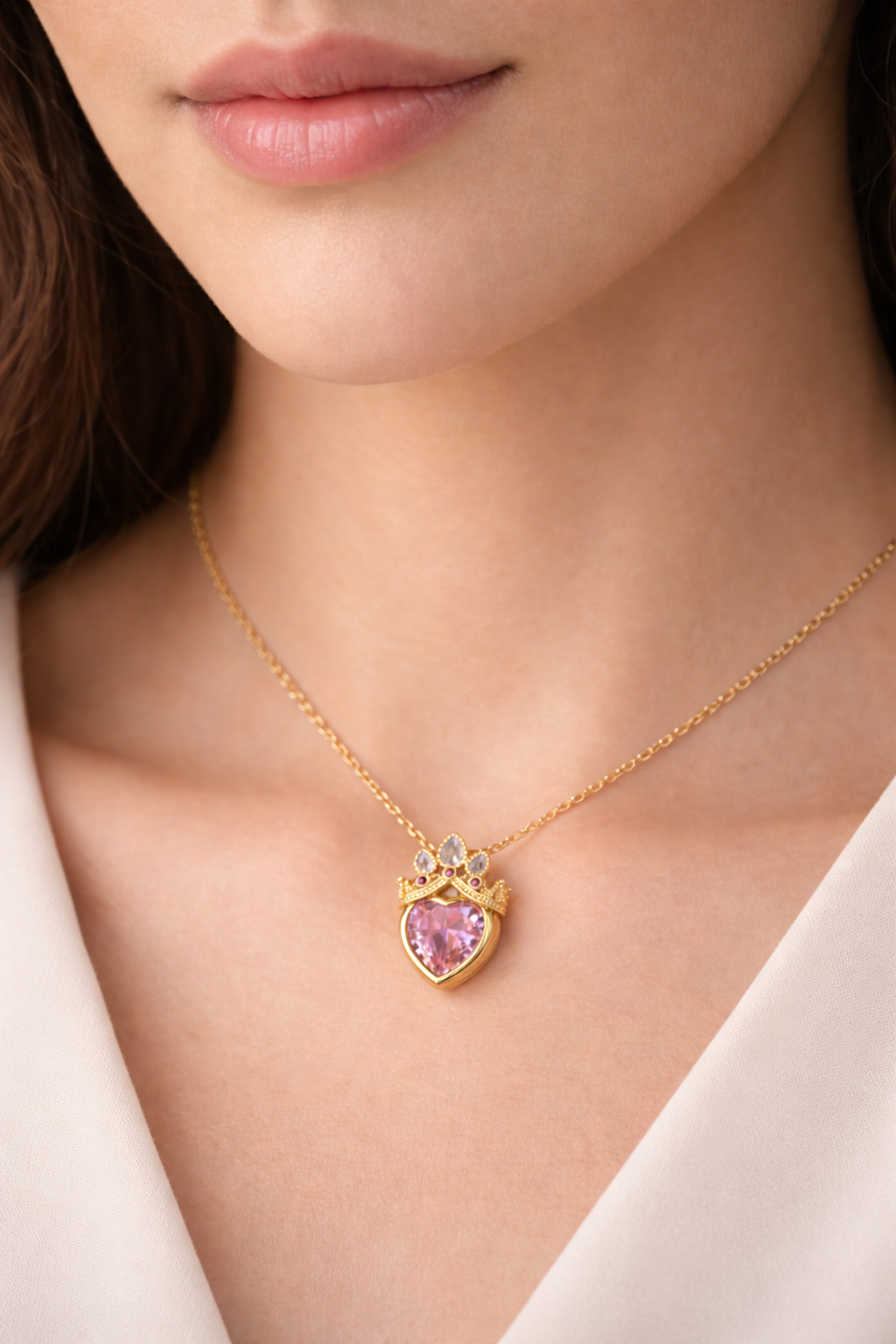 Rapunzel Inspired Heart Pendant