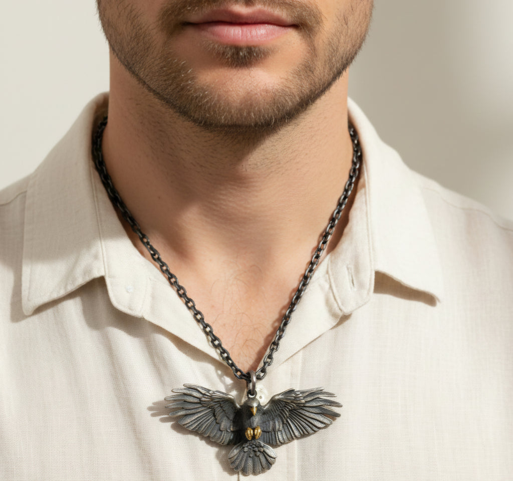 Stainless Steel Eagle Pendant