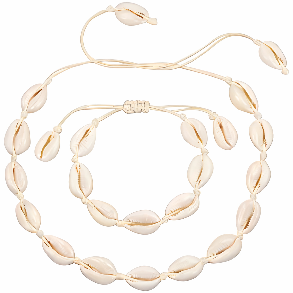 Seashell Cord Jewelry Set